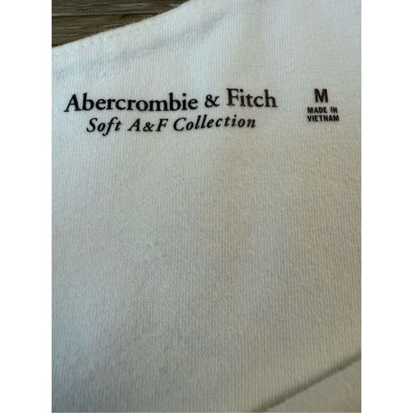 Abercrombie & Fitch Soft Collection White One Shoulder Bodysuit Size M - Picture 6 of 9